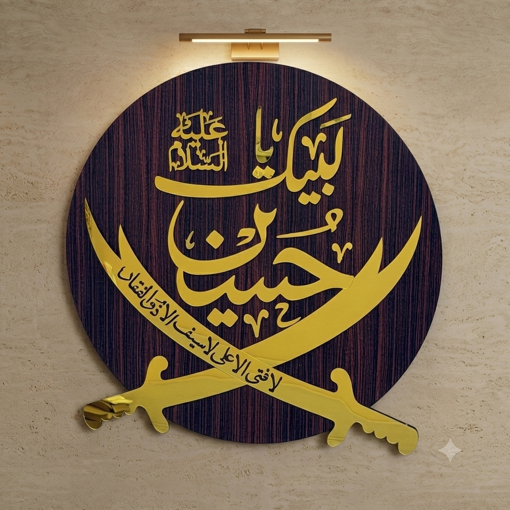 Labbaik Ya Hussain A.S Beautiful Wall Art